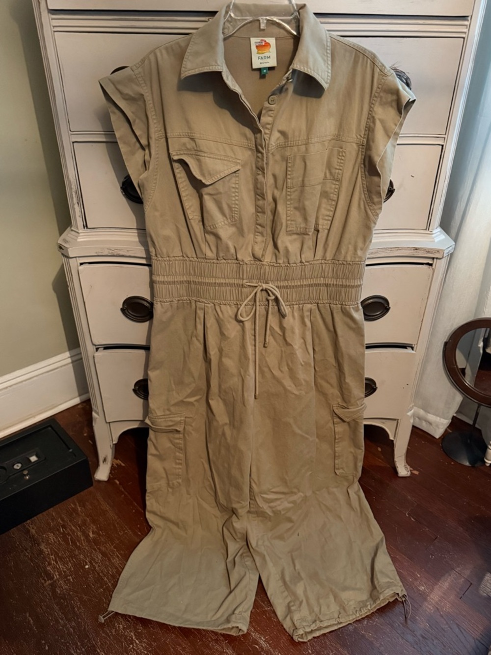 FARM Rio Cotton Utility Jumpsuit M - Picture 6 of 9